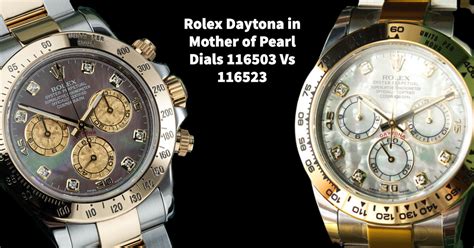 rolex 116523 vs 116503